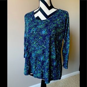Liz Claiborne paisley top